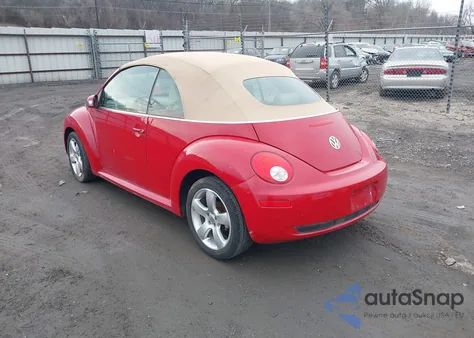 2006 Volkswagen New Beetle Convertible Option Package 2 из США, поврежденный, VIN 3VWSF31Y86M323258